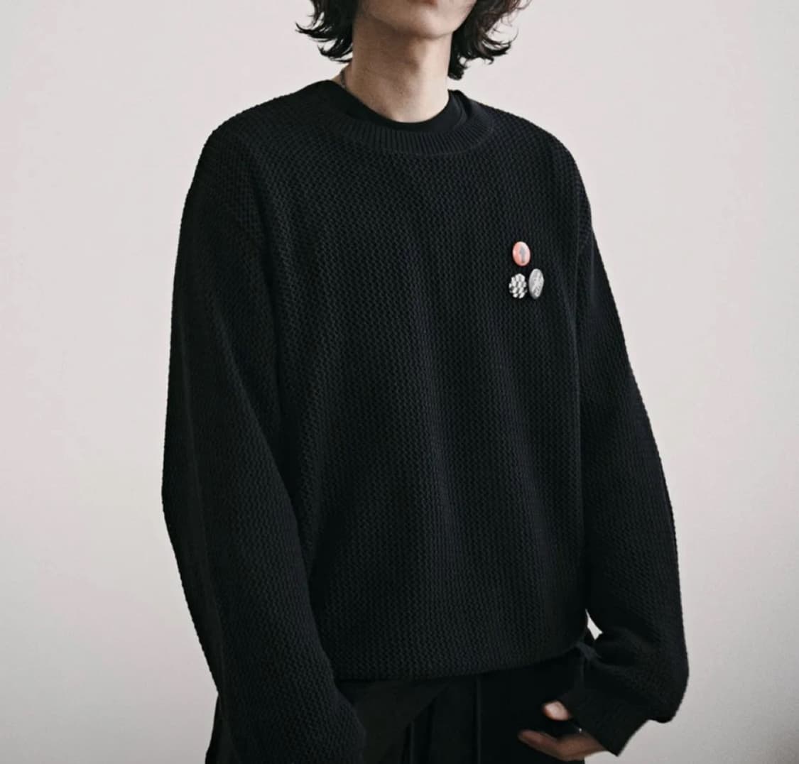 코드 위브 스카시 니트 블랙 L 상품이미지1