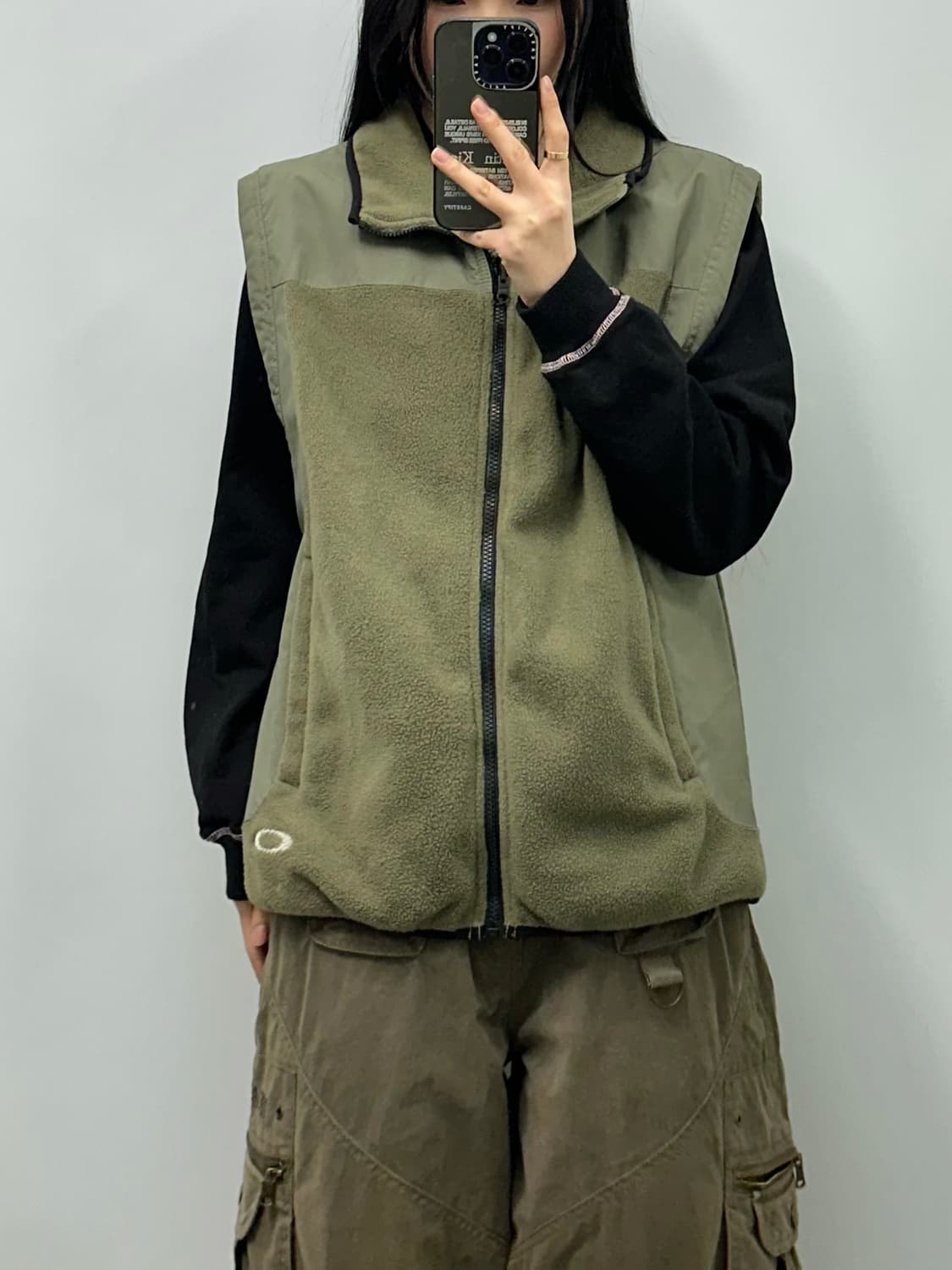 오클리 소프트웨어 카키 플리스 베스트  상품이미지1