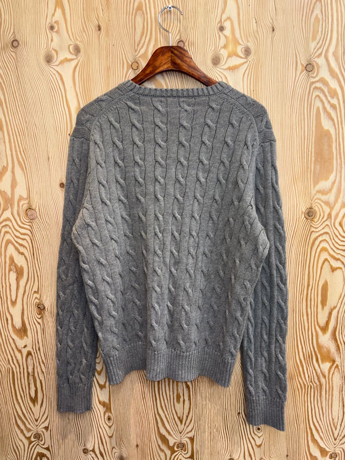 폴로 랄프로렌 케이블 니트 그레이 상품이미지4