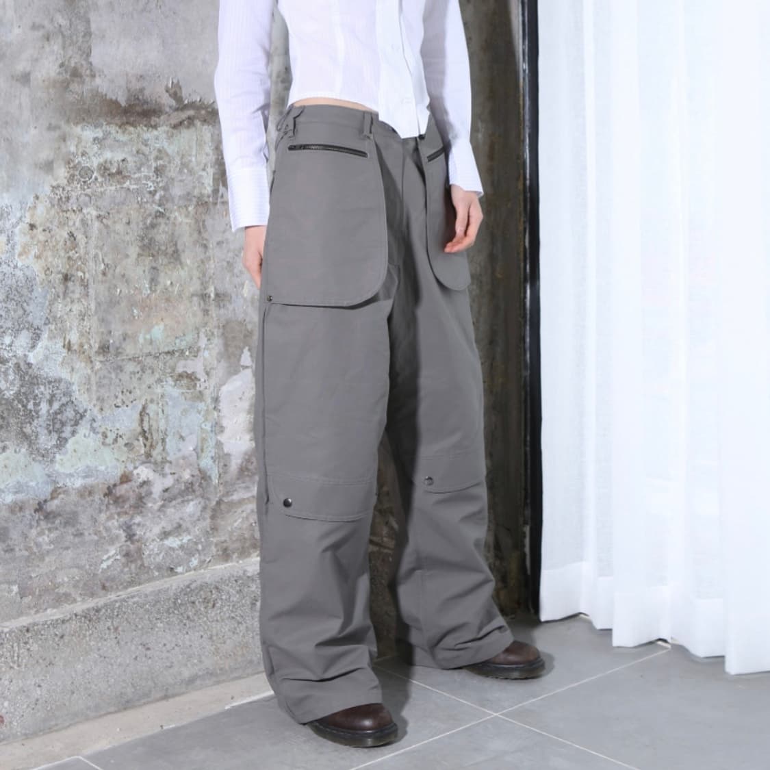 0104 공일공사 카키 팬츠  상품이미지2