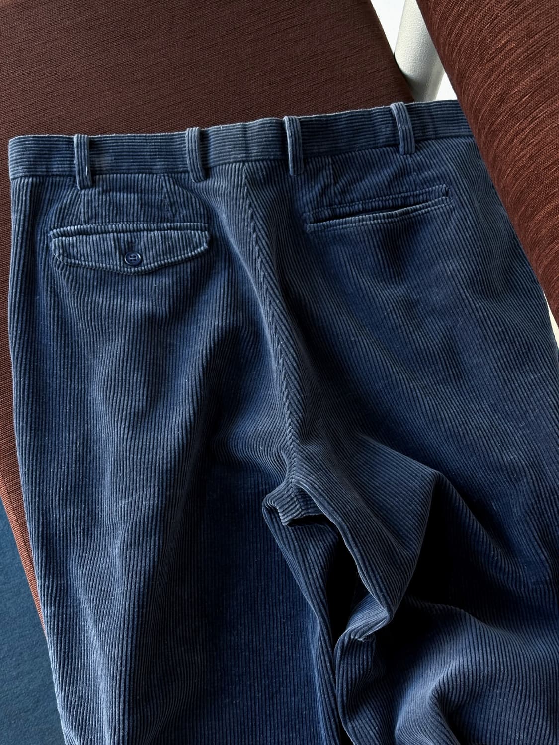 Heavy cord design 2 tuck wide pants 상품이미지5