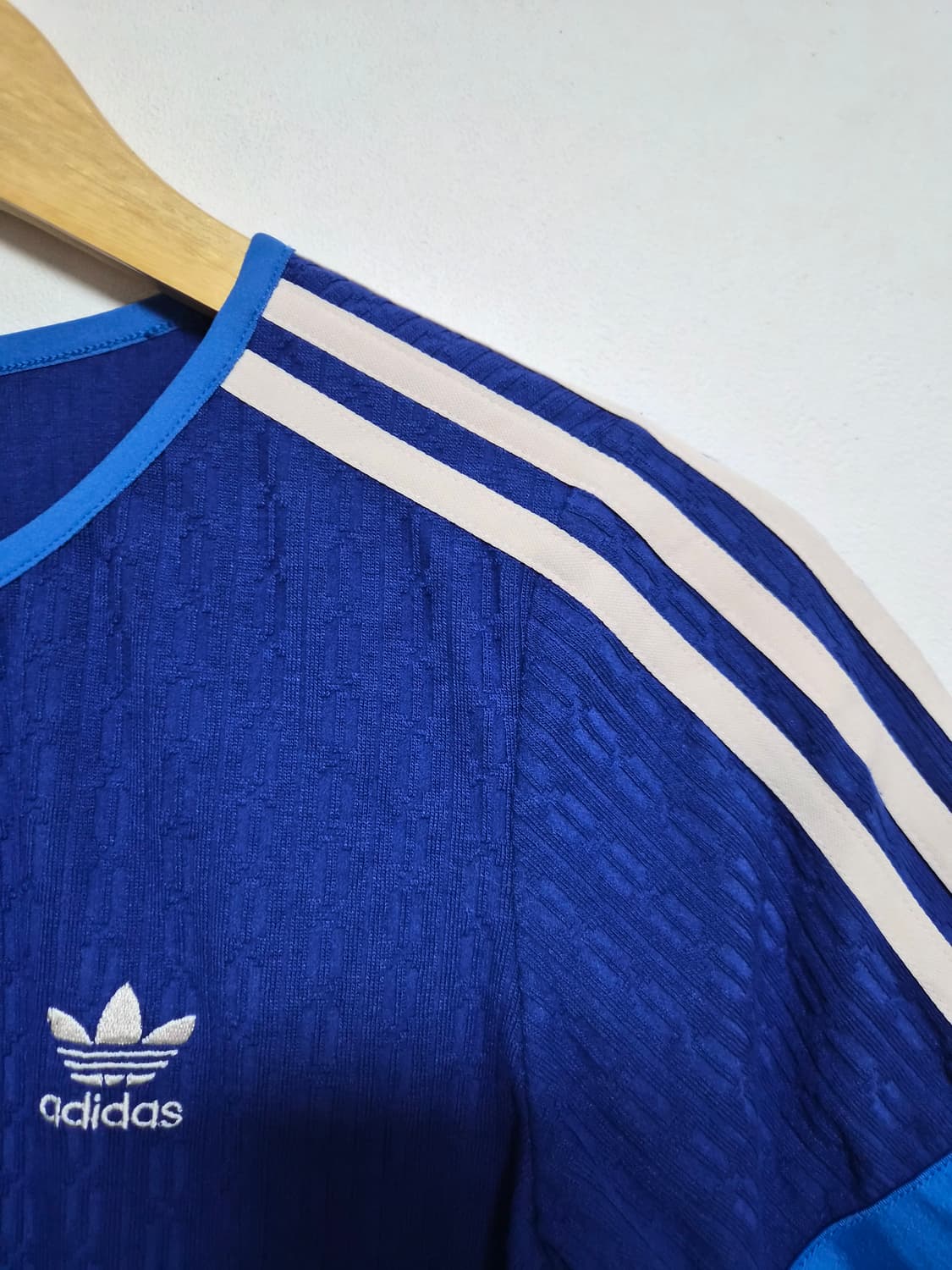 아디다스Adidas 삼선 져지 크롭 반팔티셔츠 XL - T143 상품이미지3