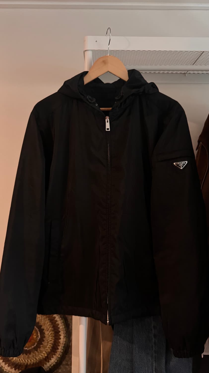 Prada nylon hoodie L size 상품이미지1