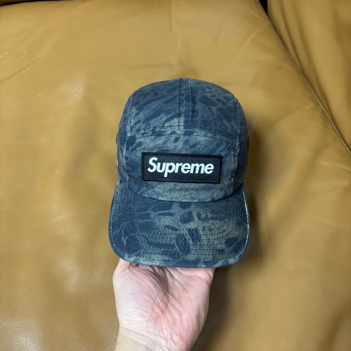 슈프림 캠프캡 모자 박스로고 22ss 밀리터리 레오파드 카모 상품이미지3