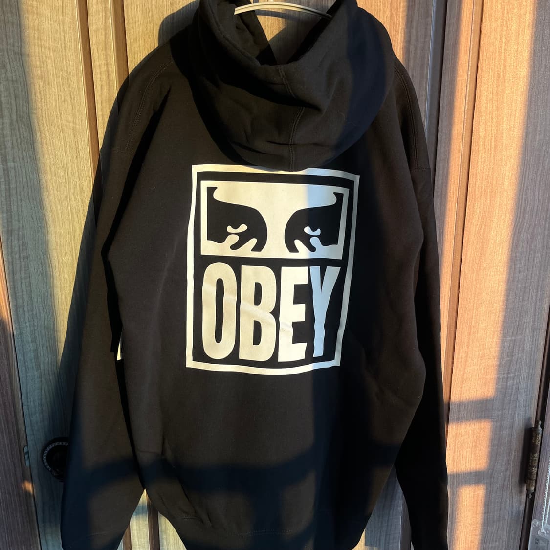 새상품) 오베이 아이즈 아이콘 후드티 블랙 L XL 상품이미지1