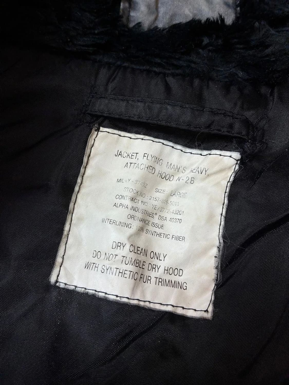 알파인더스트리 80's 미공군 N3B 메탈릭 항공 자켓 PN7503 상품이미지9