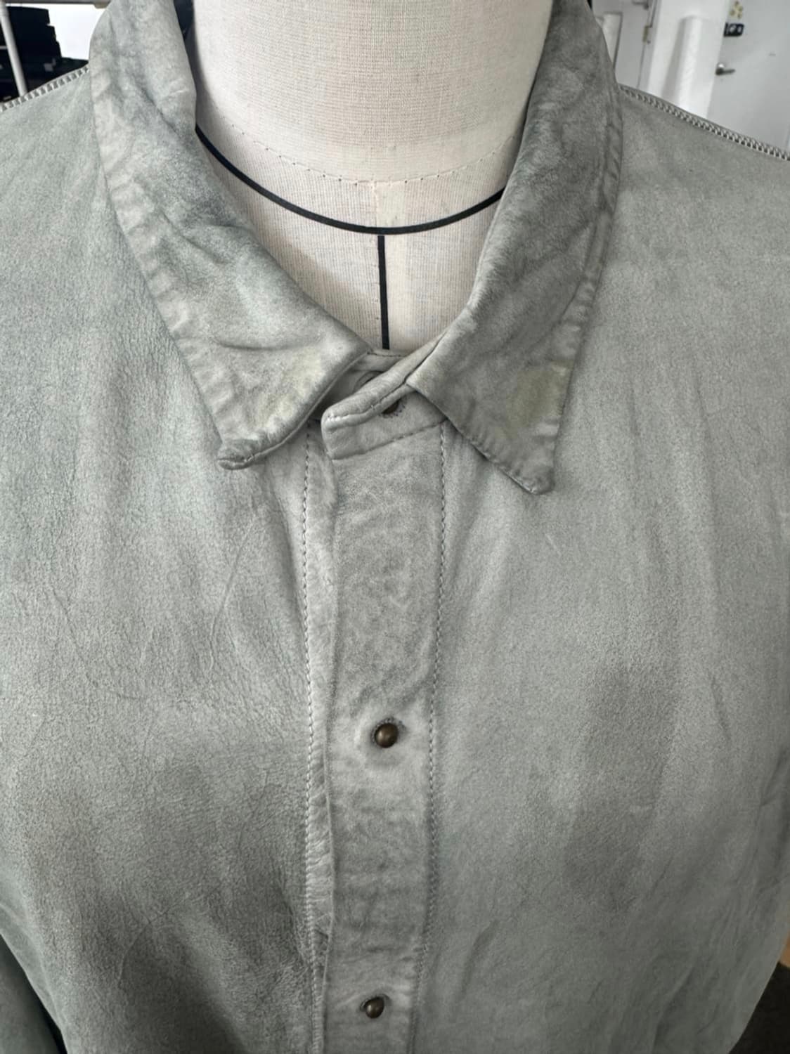 Isaac sellam leather shirt 상품이미지4