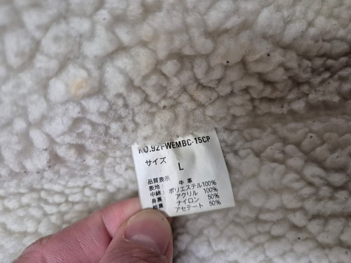 소가죽 스웨이드 셰르파 자켓 상품이미지8