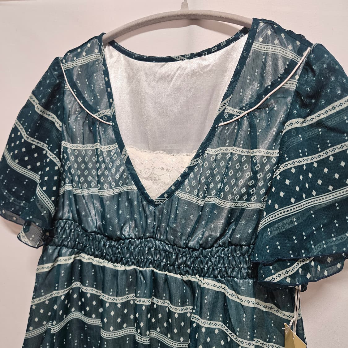 Japan Vintage Emilyn 패턴 블라우스 S 상품이미지2