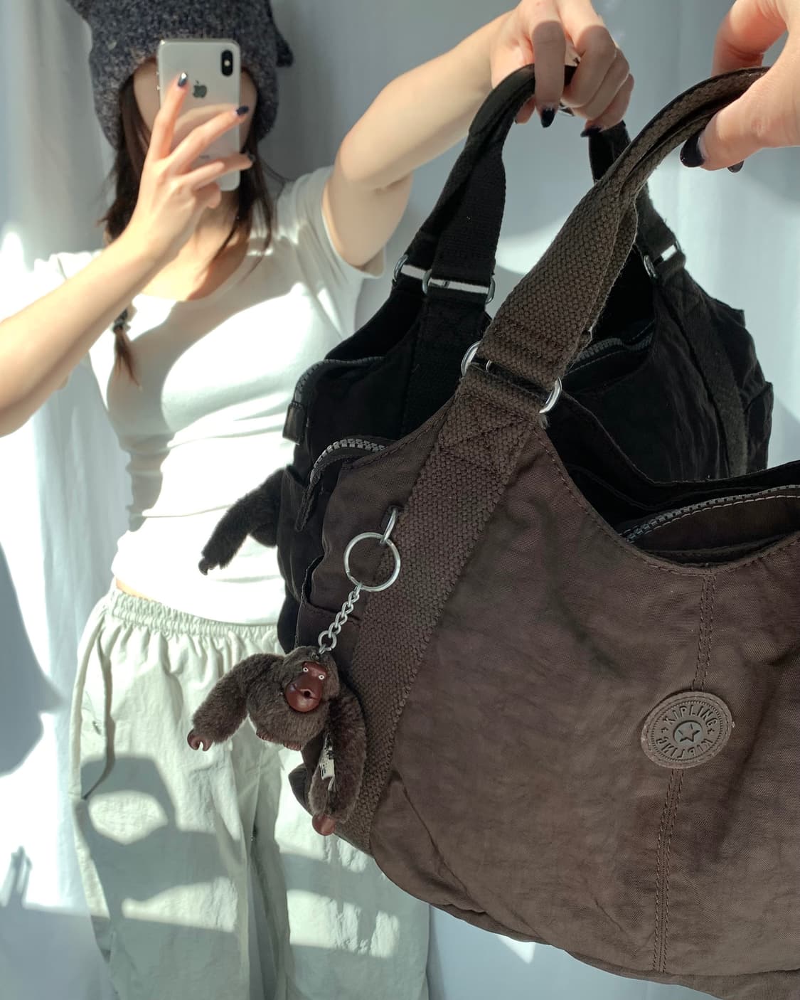 Kipling 키플링 브라운 가방 상품이미지1