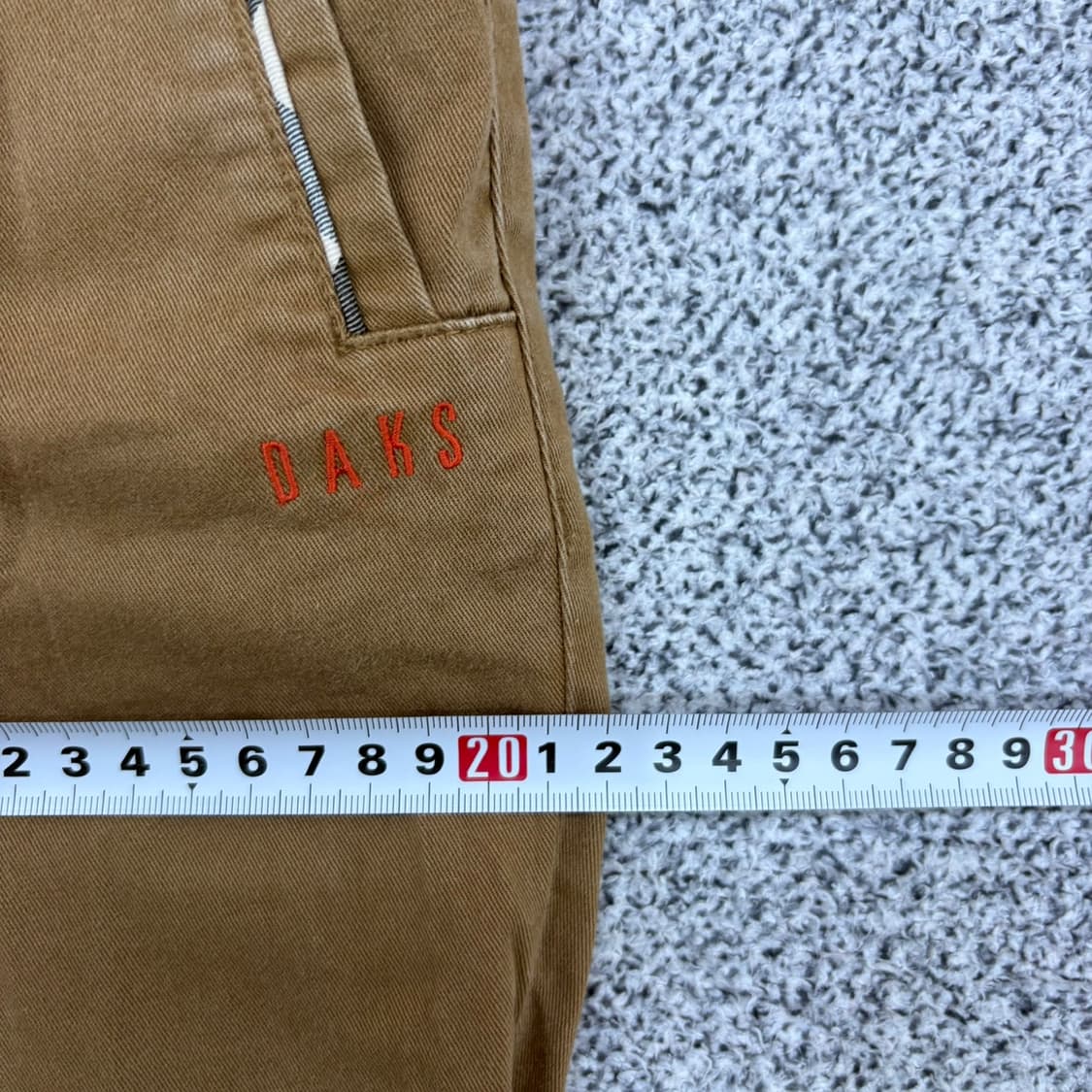 130(9Y) 닥스 키즈 브라운 면바지 0519J 상품이미지6