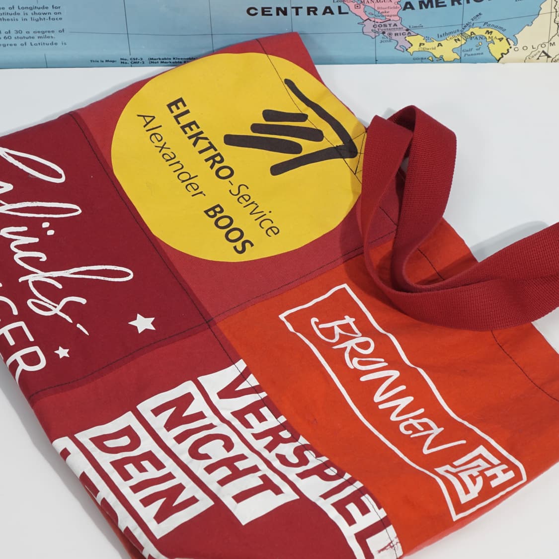 Freada Japan 빈티지 패브릭 리메이크 백 상품이미지4