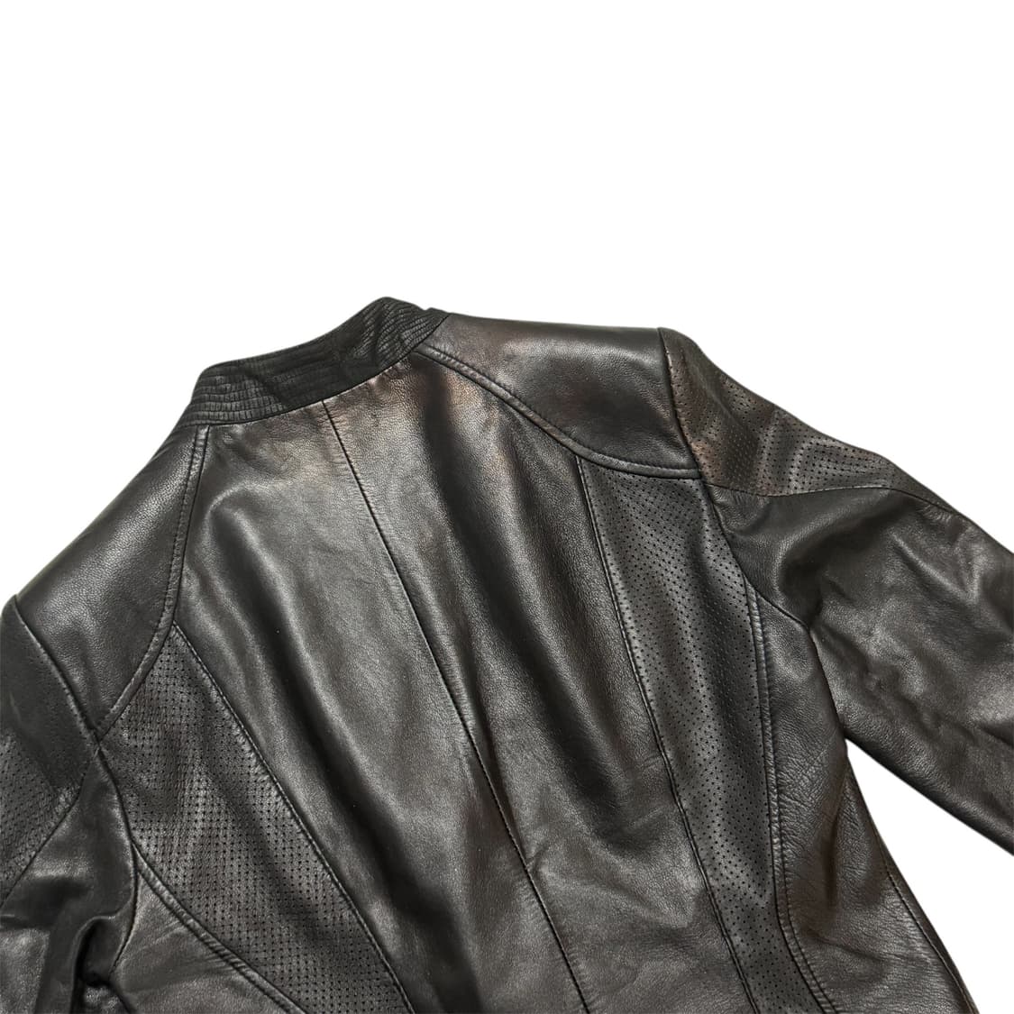 10s 뱀피디테일 선페이딩 램스킨자켓 상품이미지7