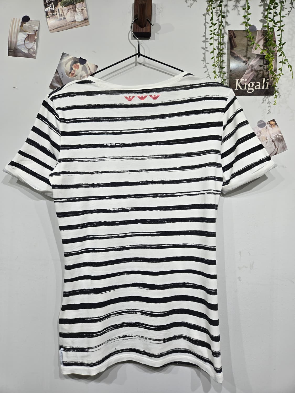 아르마니 스트라이프 반팔 티셔츠 AJ 상품이미지4