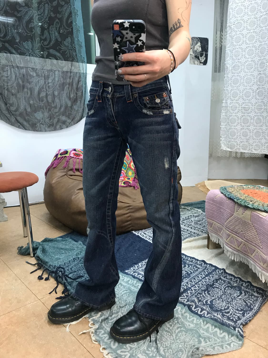 트루릴리젼 여성 부츠컷 데님팬츠  상품이미지2