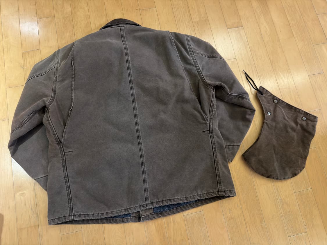 [칼하트] 00s C02 CHT 트래디셔널 코트 체스트넛 XL (후드O) 상품이미지3