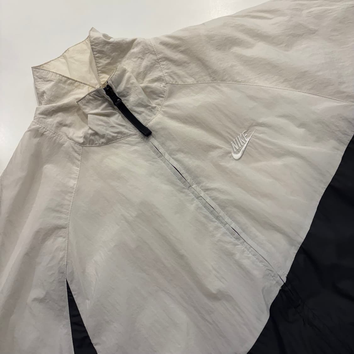 [XL] 나이키 빅스우시 우븐 자켓 화이트 블랙 C713 상품이미지3