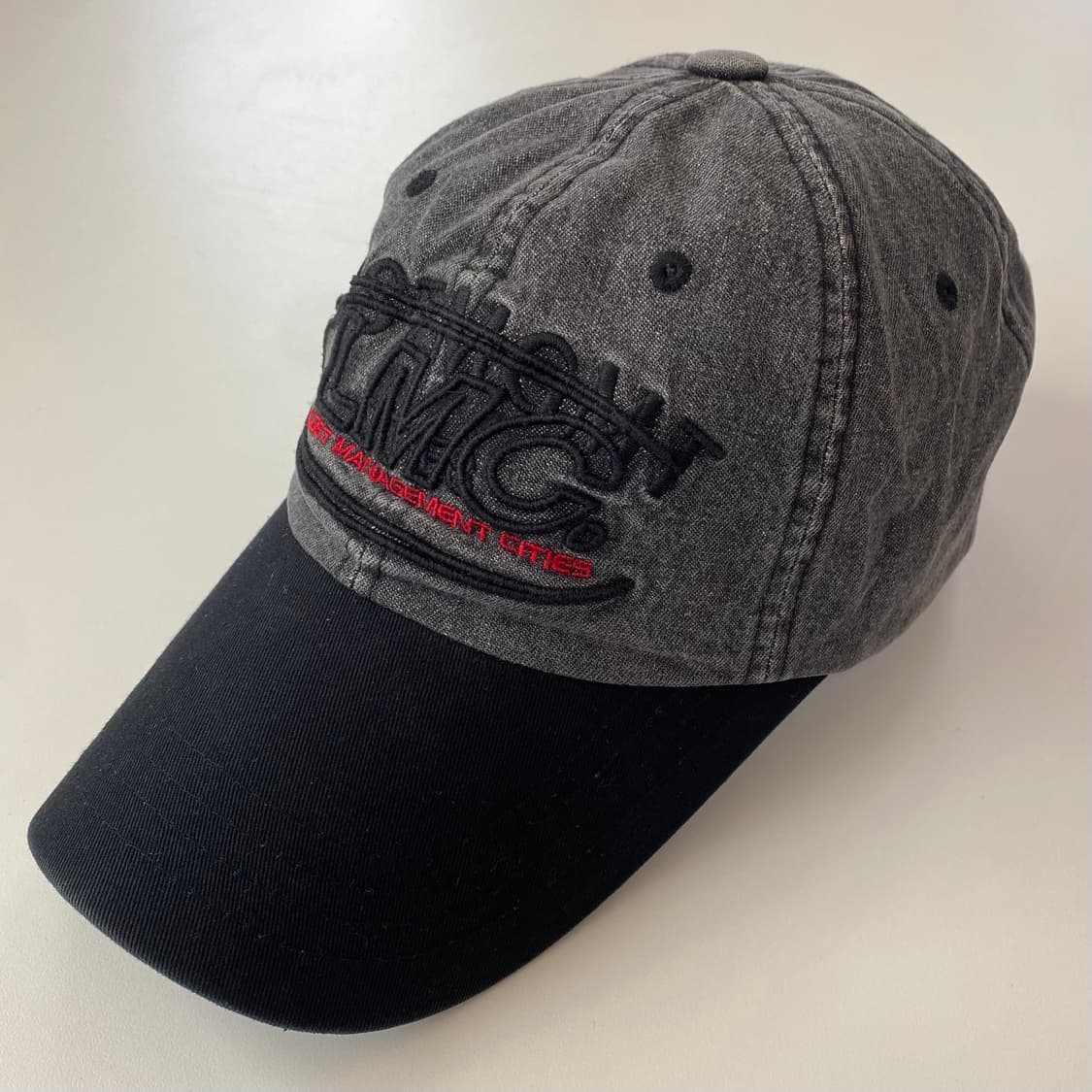 LMC 고스트 워싱 6패널 캡 - 블랙/차콜 상품이미지1