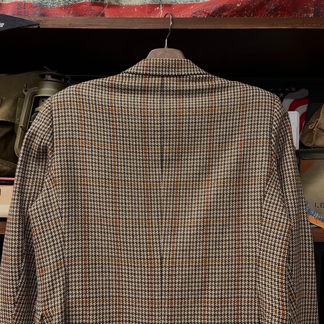 90s 버버리 건클립 체크 패턴 테일러드 블레이져 명품 정장 N000 상품이미지4
