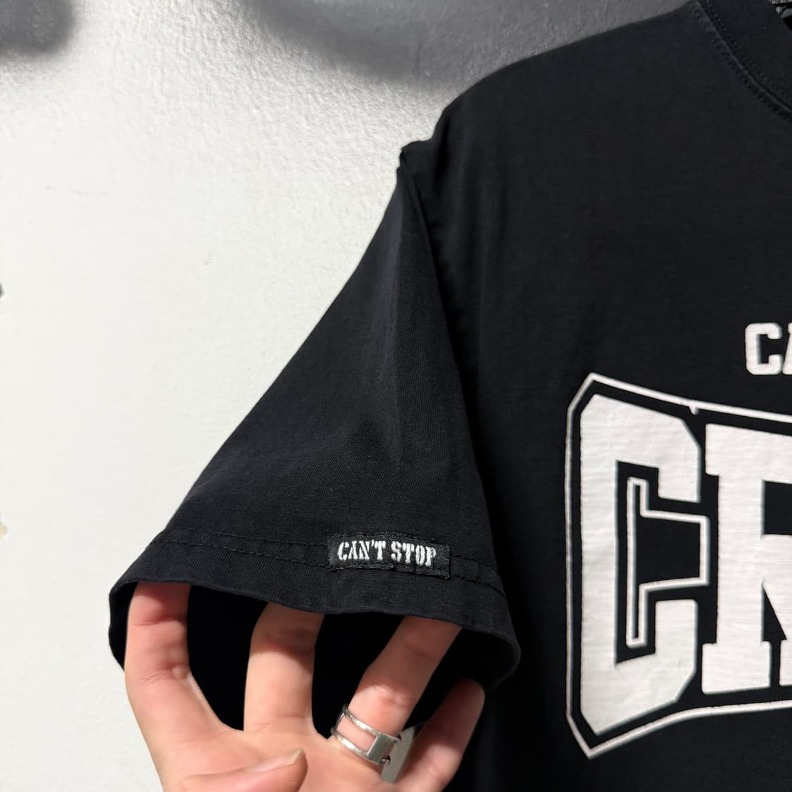 VTG 빈티지 레터링 빅 프린팅 반팔 티셔츠 상품이미지4