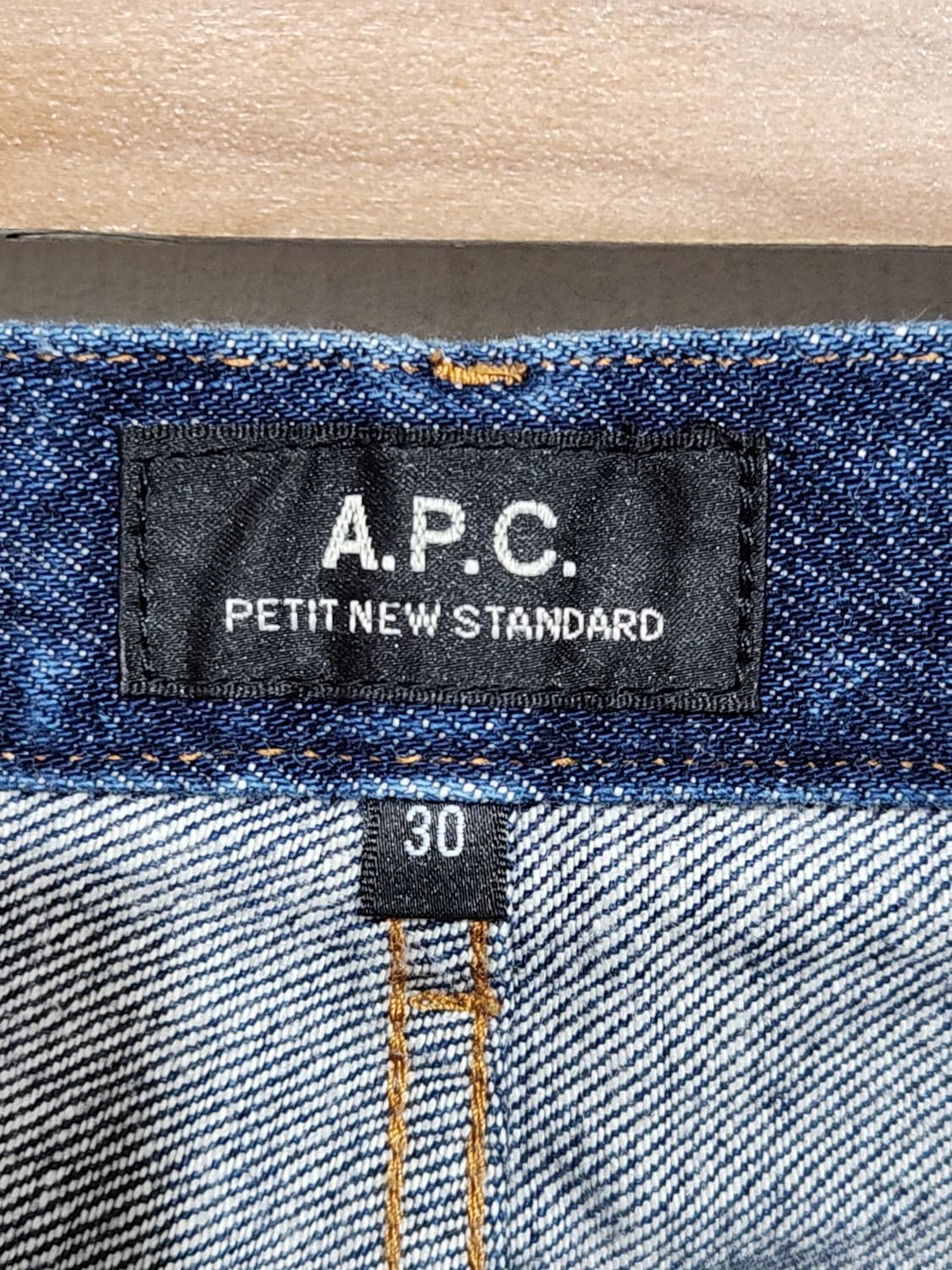 (29) 아페세 청바지 셀비지라인 APC 데님팬츠  상품이미지3