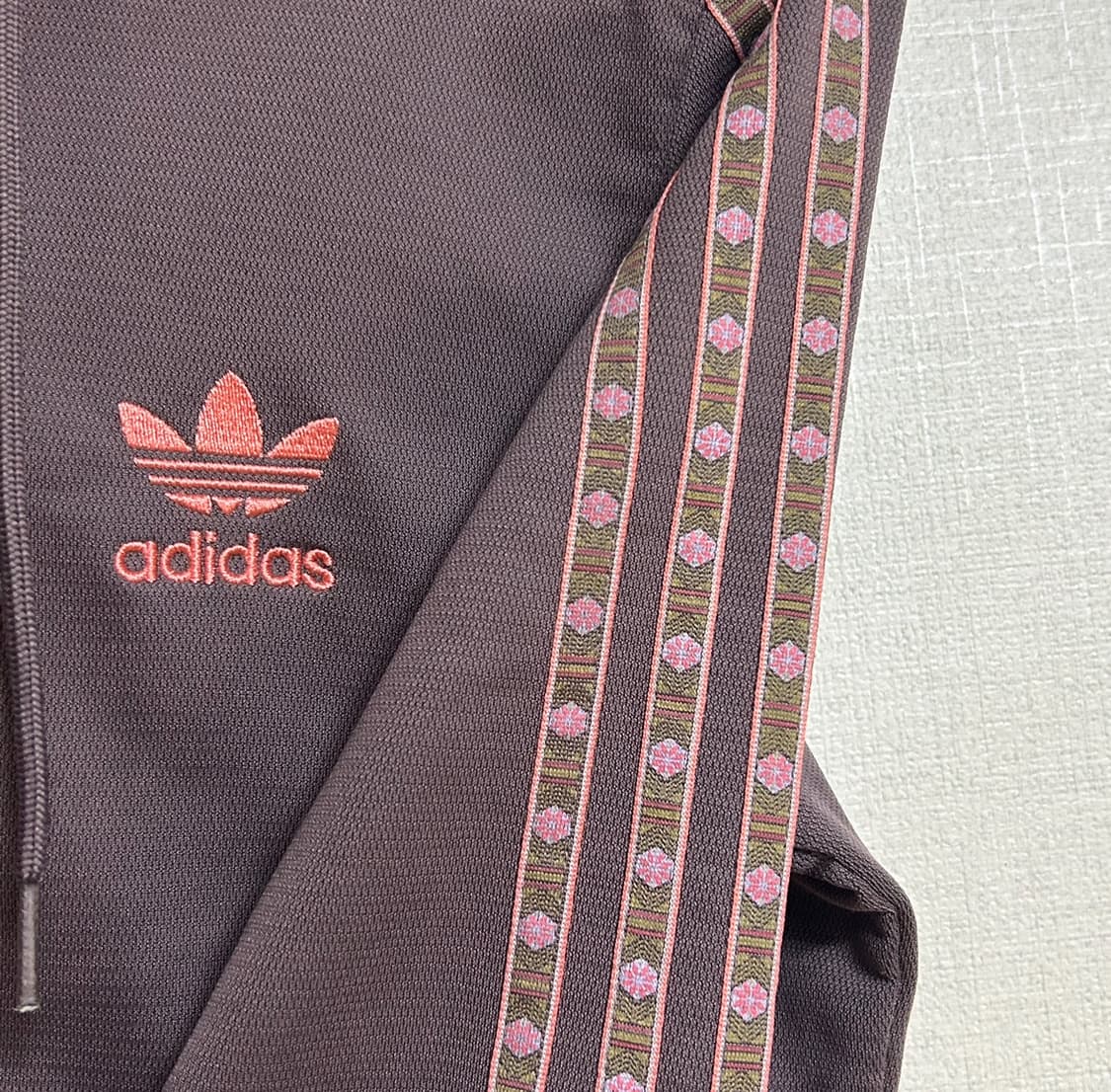 아디다스 페루 후드 져지 브라운핑크 희귀져지 90 상품이미지6