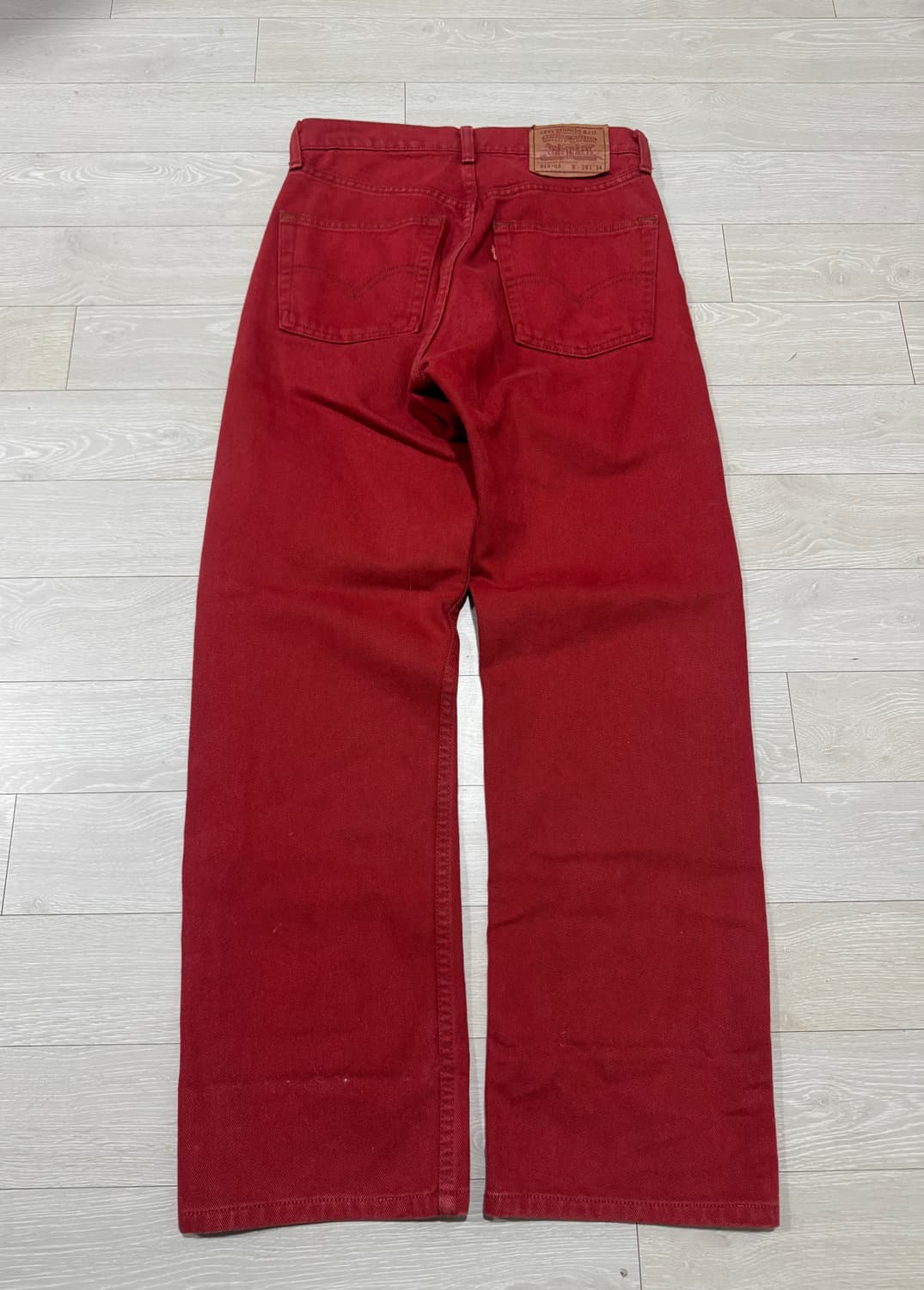 Levi's 90s 리바이스 512-03 재팬 다크 레드 팬츠 상품이미지3