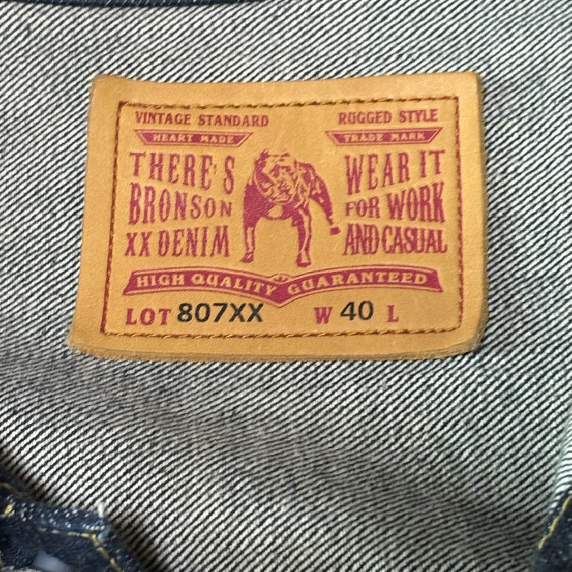 브론슨 807xx 2세대 셀비지 데님자켓 상품이미지6