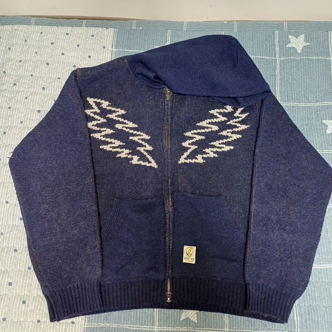 디스이즈네버댓 그레이트풀데드 GD 니트 후드집업 L 상품이미지3