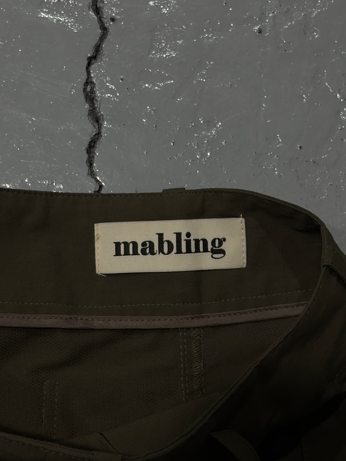 마블링(mabling) 올리브 치마 상품이미지4
