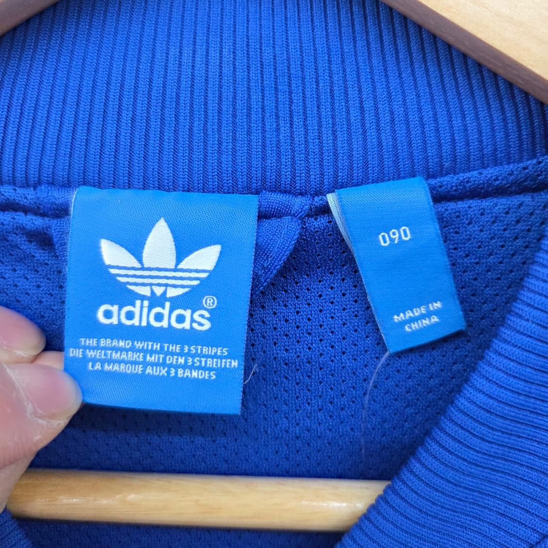 아디다스져지 파이어버드 트랙탑 블루 여s 상품이미지4