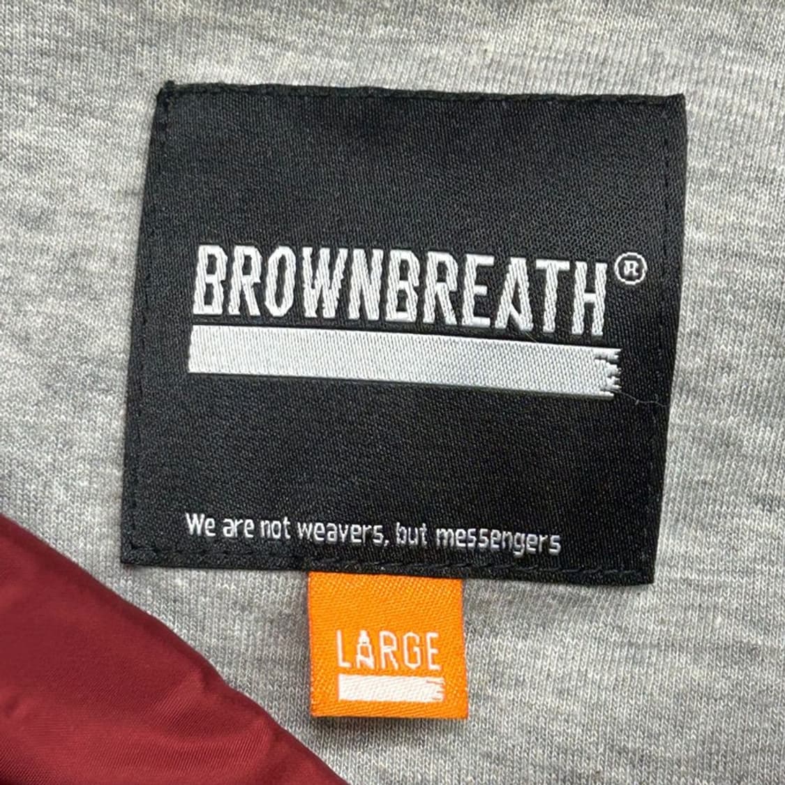 브라운브레스 레터링 코치 자켓 L 상품이미지5