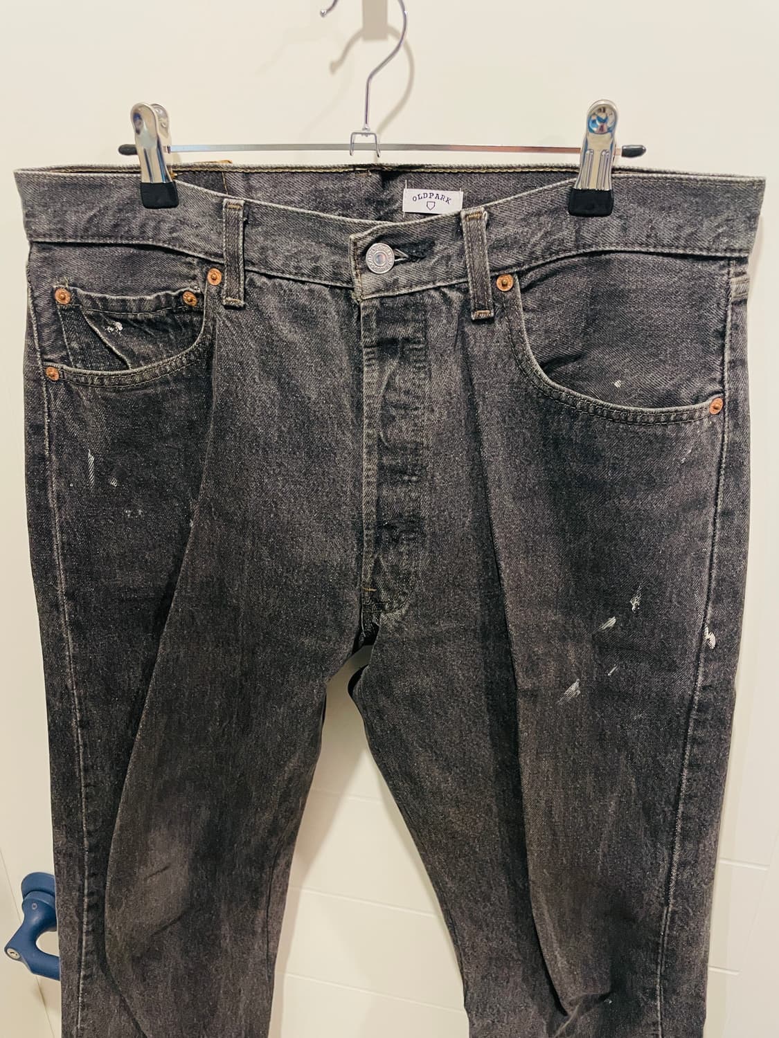 OLDPARK BANDANA TAIL JEANS BLACK 상품이미지3