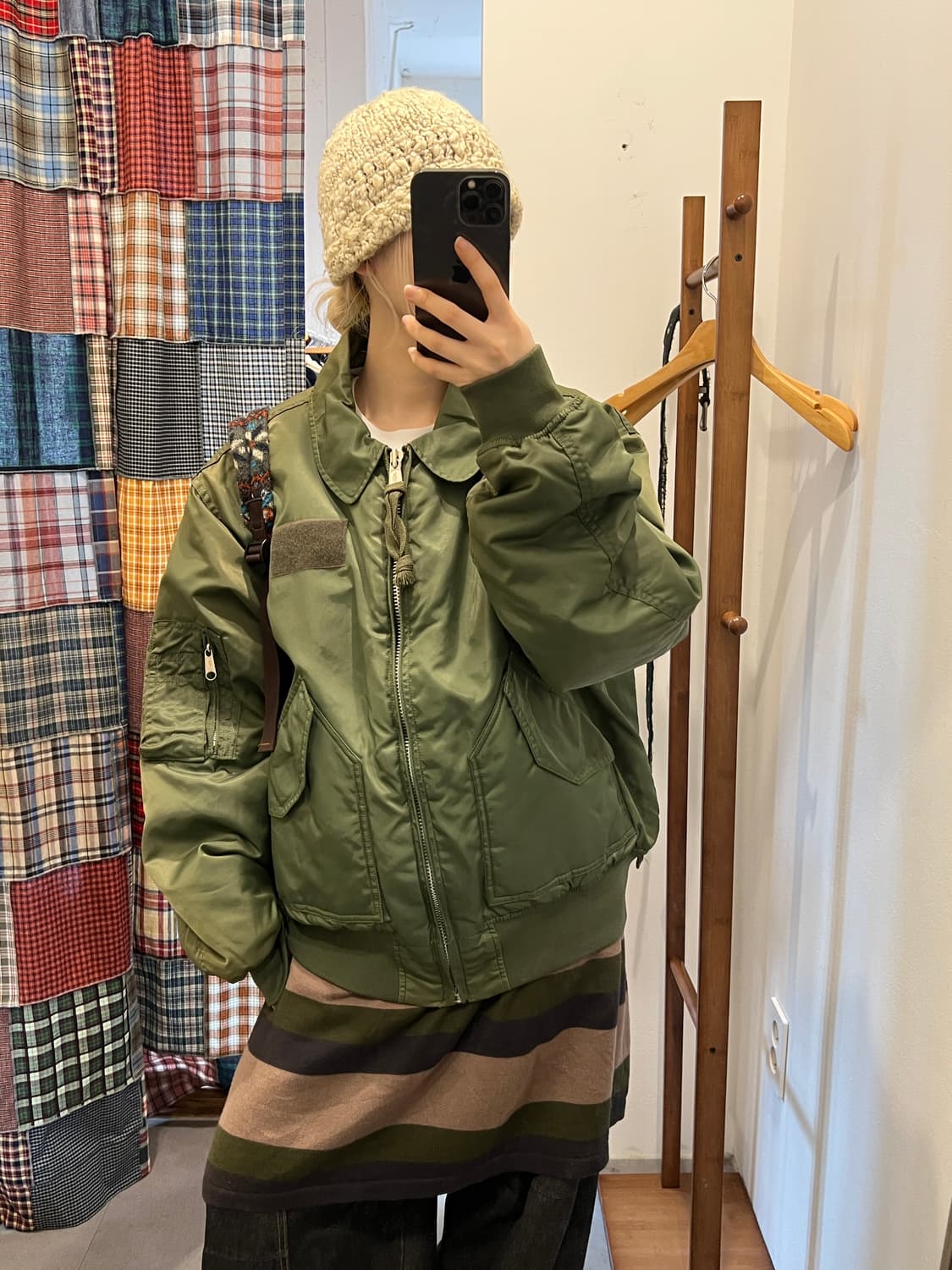 Levi’s 카키 공항점퍼 상품이미지3