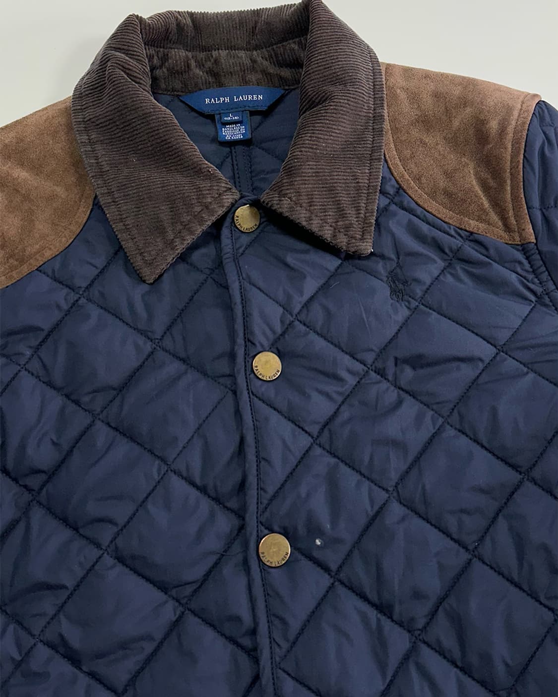 랄프로렌 코듀로이 카라 퀼팅 자켓 상품이미지3