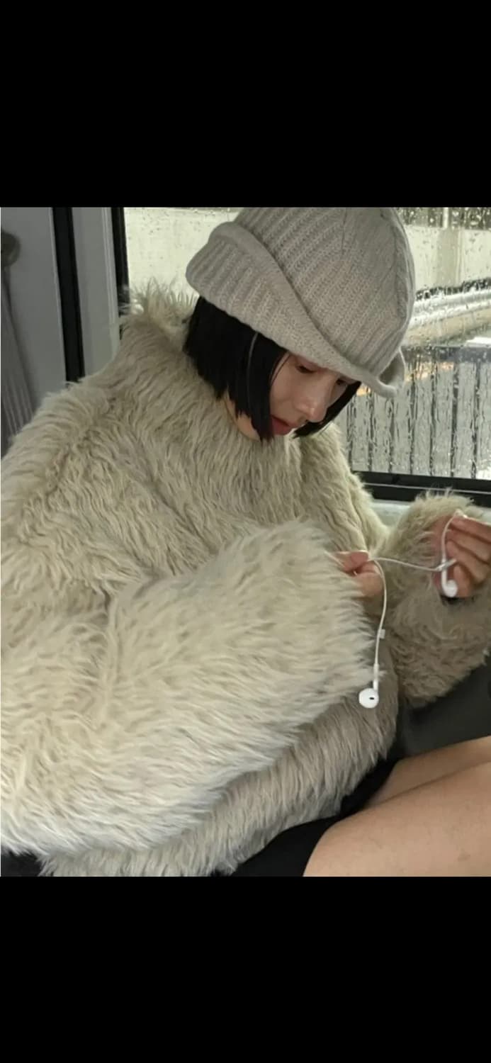 크림빌라 피노 시어링 퍼자켓 상품이미지2