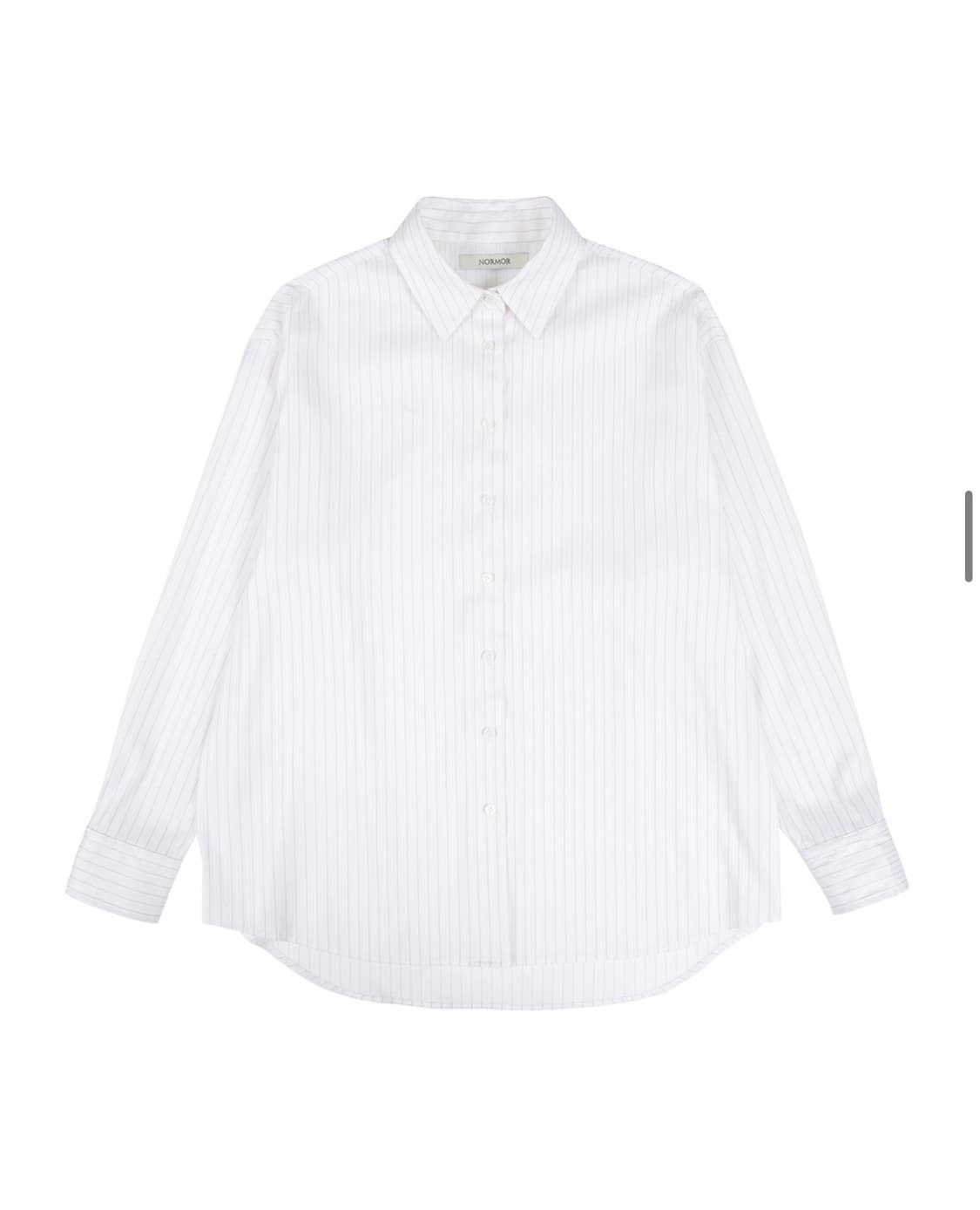 노머 스트라이프 베이직 셔츠 버건디 상품이미지5