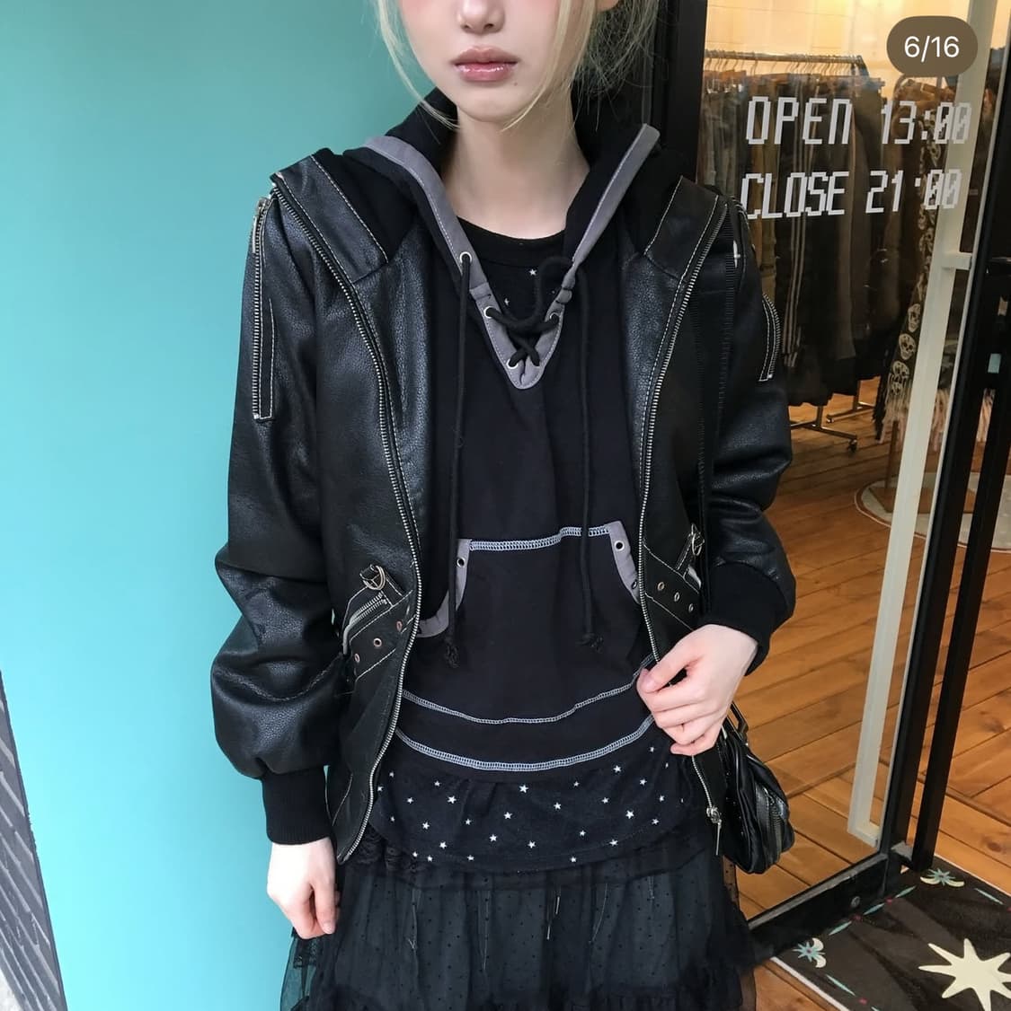 젤리포포 빈티지 코디셋 블랙  상품이미지4