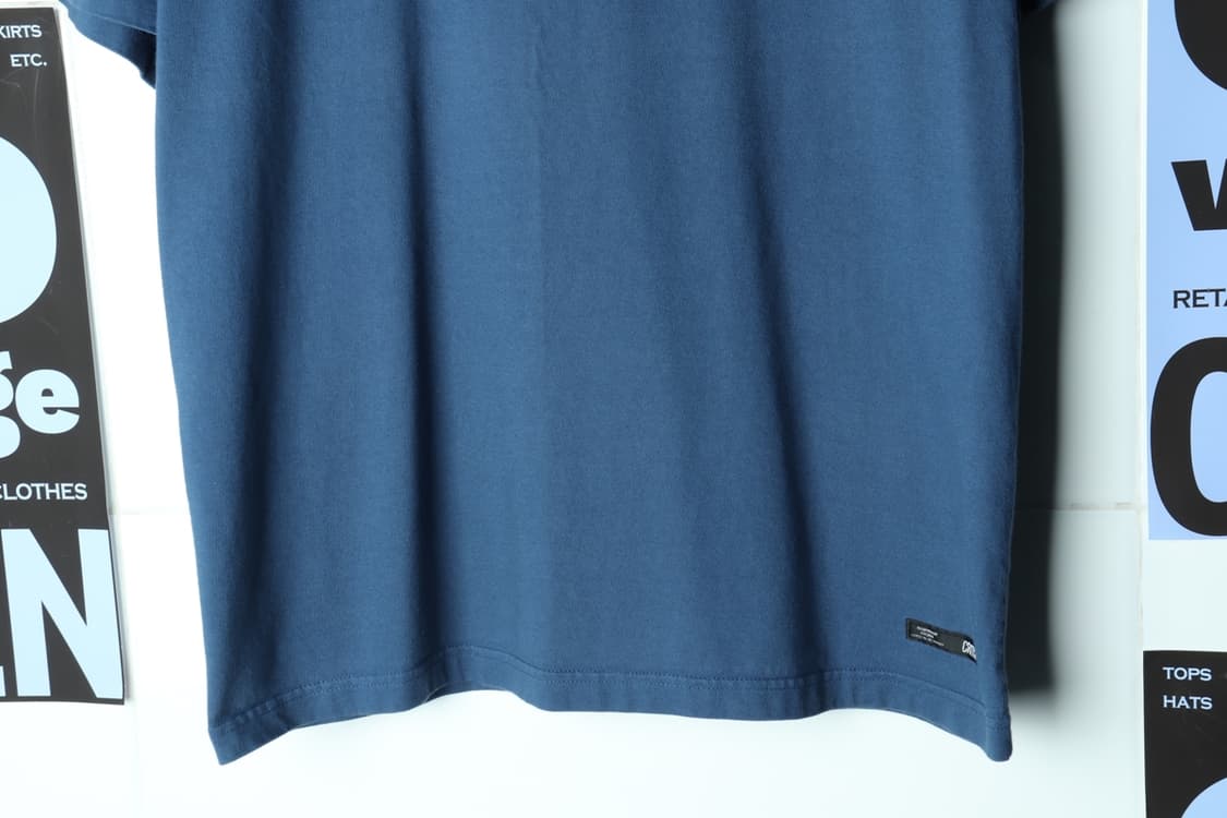 (M-XL) 크리틱 반팔 티셔츠 Y2K 프린팅 피그먼트 블루-7B02 상품이미지4