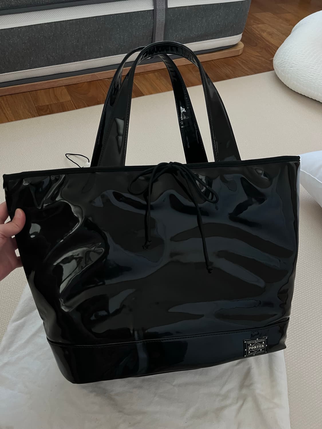 요시다포터 걸 에나멜 토트백 상품이미지2