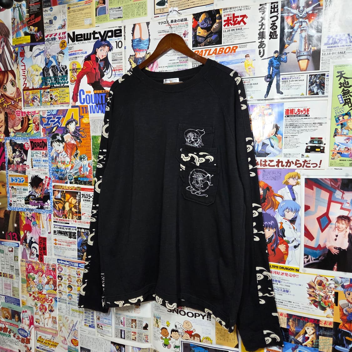 JPN 카라쿠리 타마시 오리엔탈 풍신 포켓 롱슬리브 상품이미지6