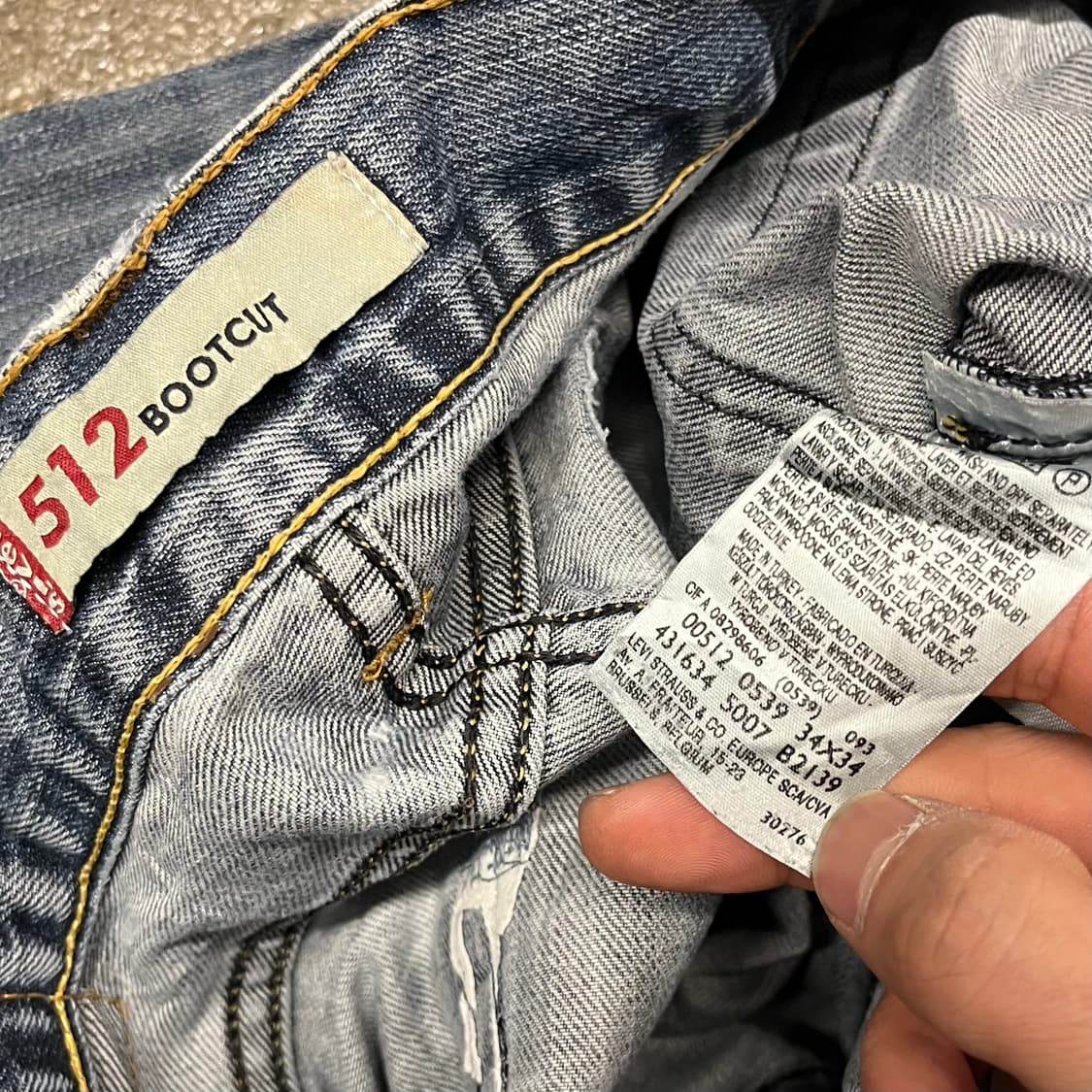 00s 리바이스512 슬림 부츠컷 (35“) 상품이미지5