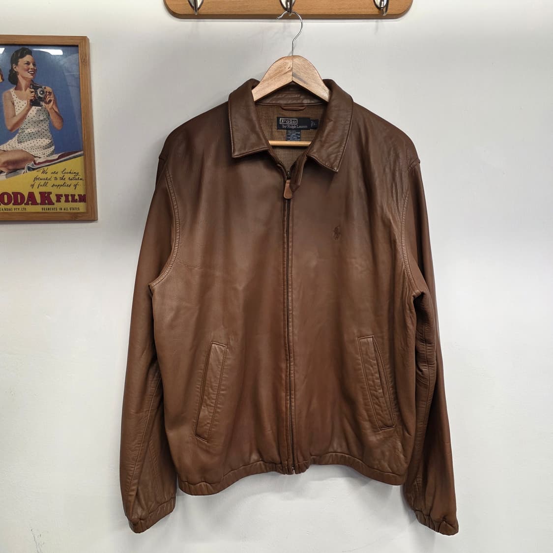 [L]폴로 랄프로렌 맥스웰 레더 자켓 상품이미지1