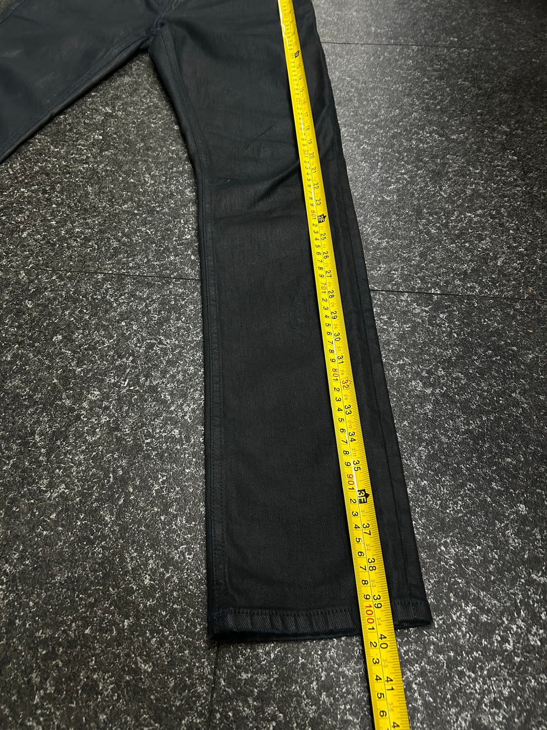 누디진(Nudie Jeans) 세미스판 블랙 코팅 데님 청바지 30~32 상품이미지10