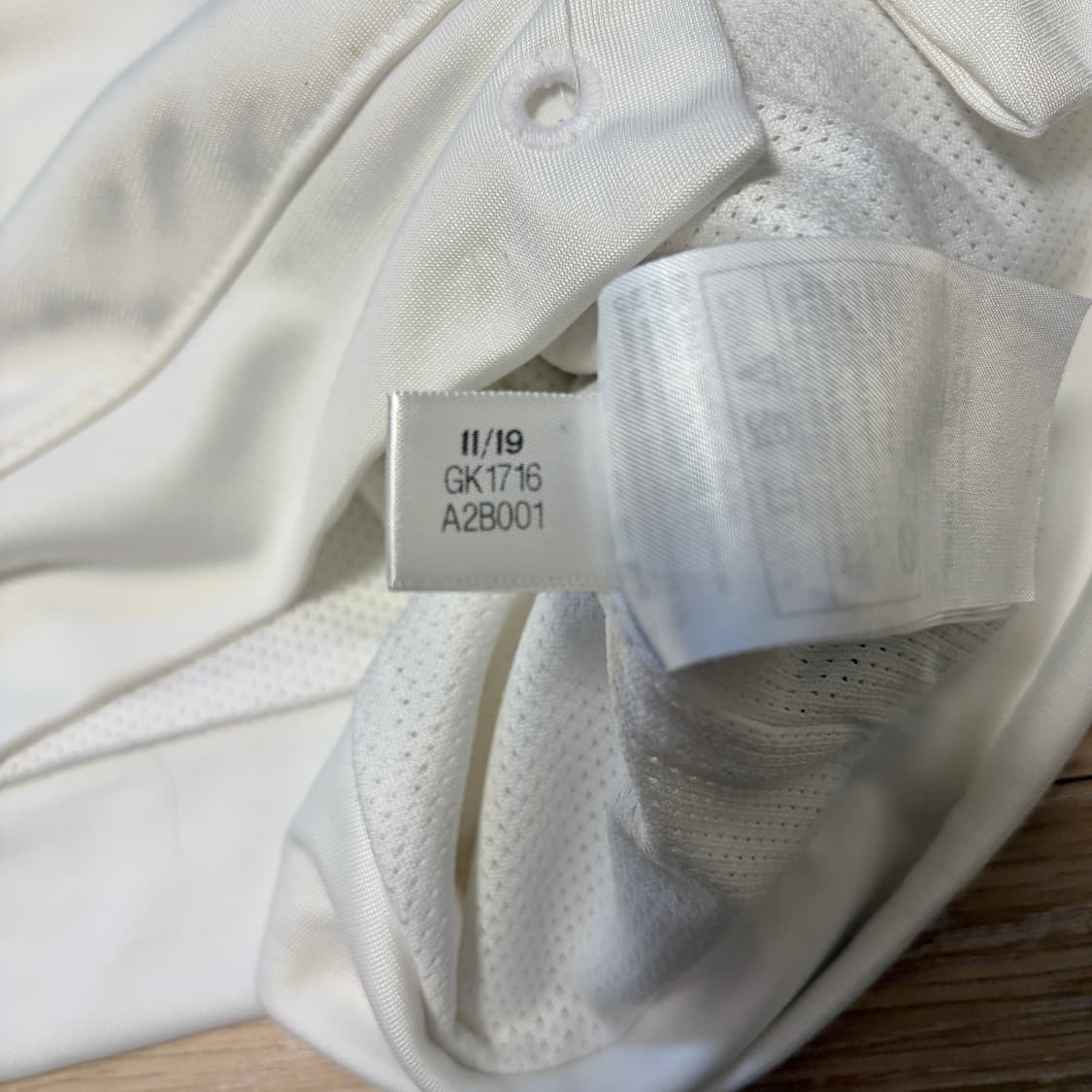 대장급) W)아디다스 희귀 화이트 골드 슈퍼스타 크롭 져지 상품이미지5