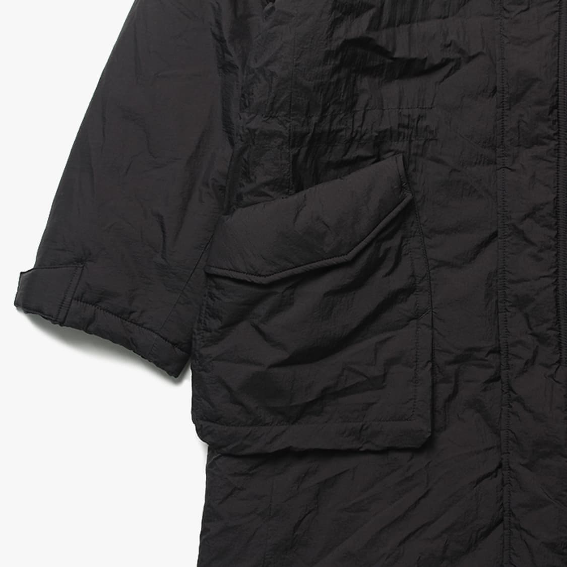 BEAMS "Black Down Trench" 상품이미지3