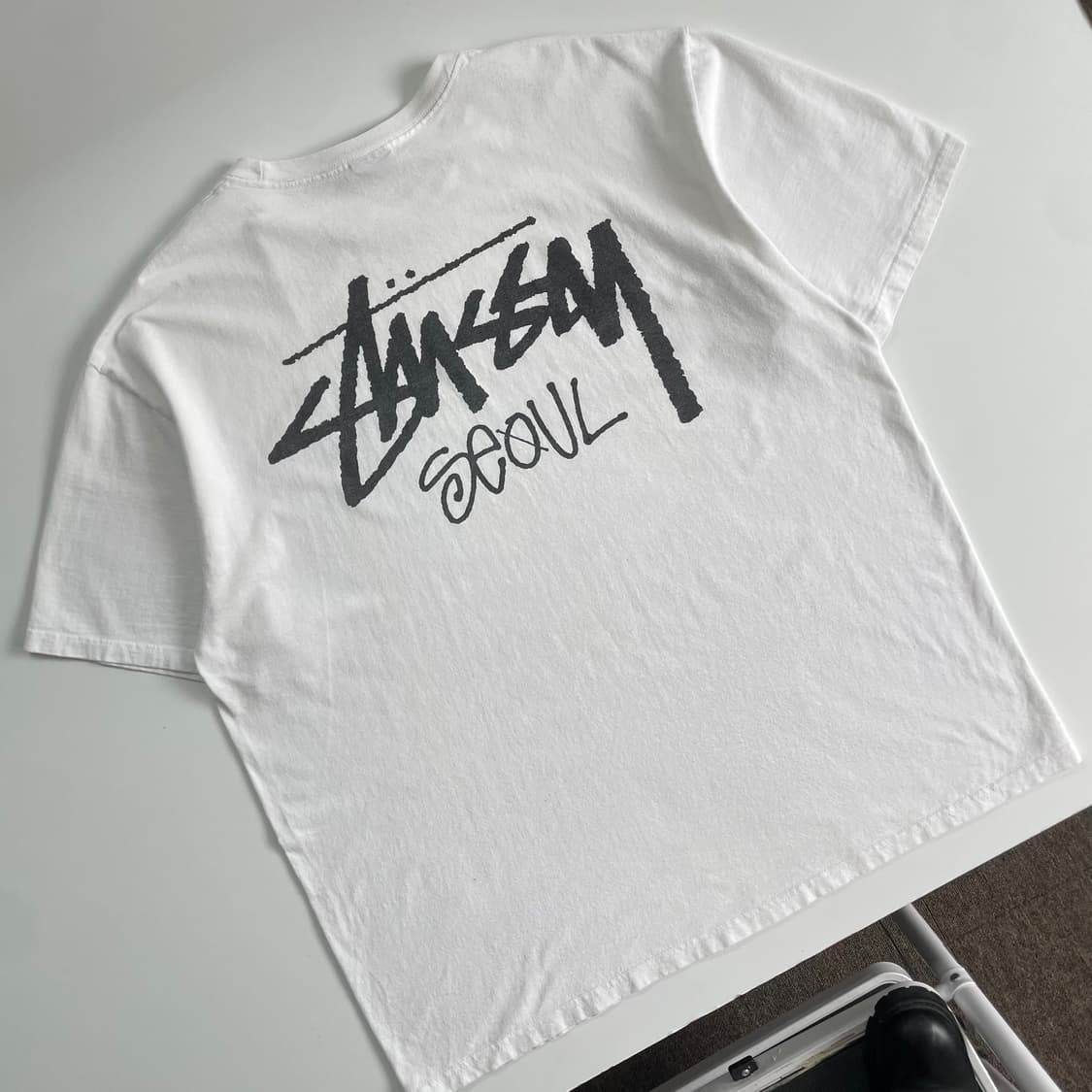Stussy  스투시 스탁 서울 로고 반팔 티셔츠 상품이미지1