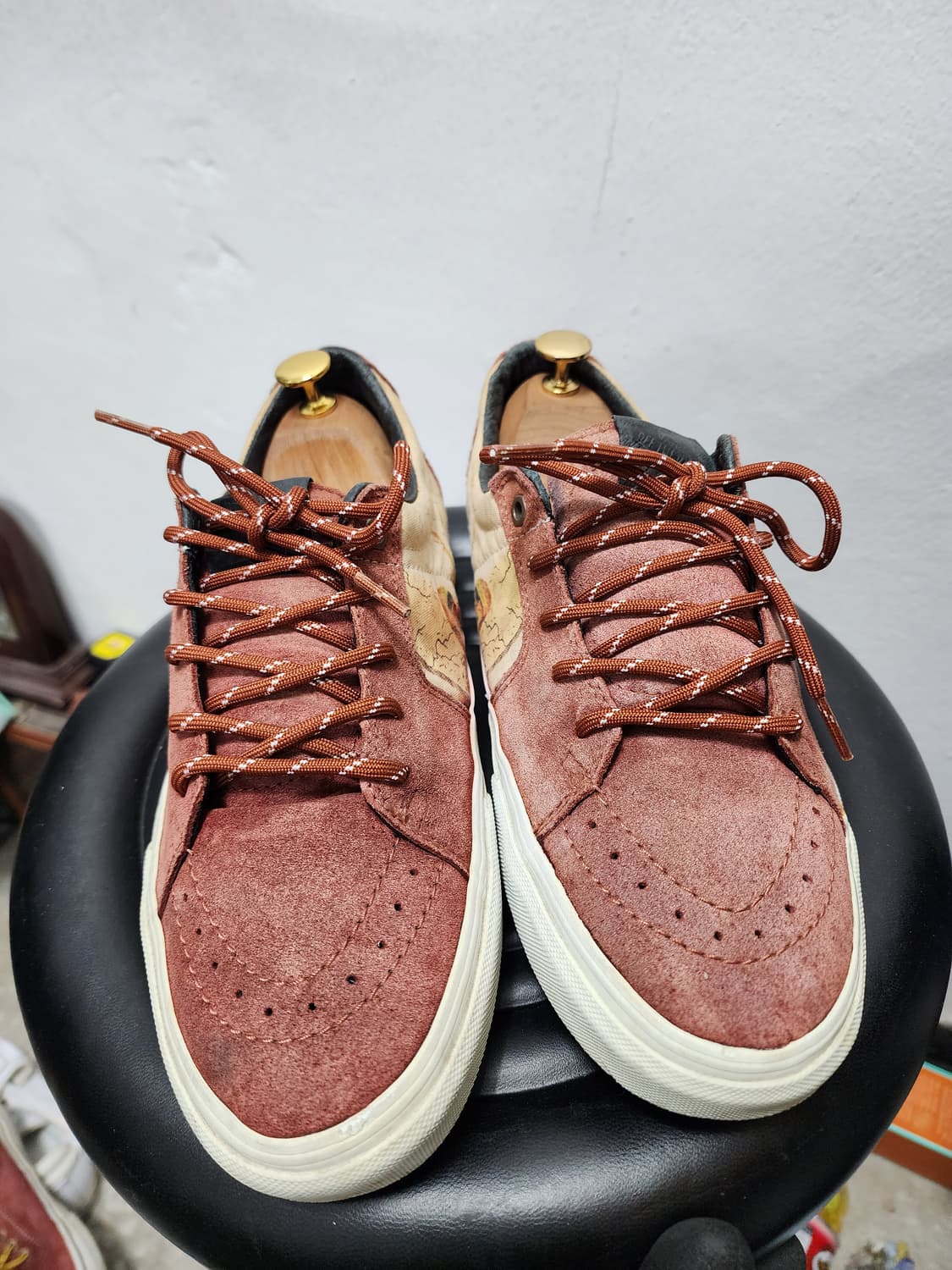 반스 스웨이드 스니커즈 브라운 상품이미지4