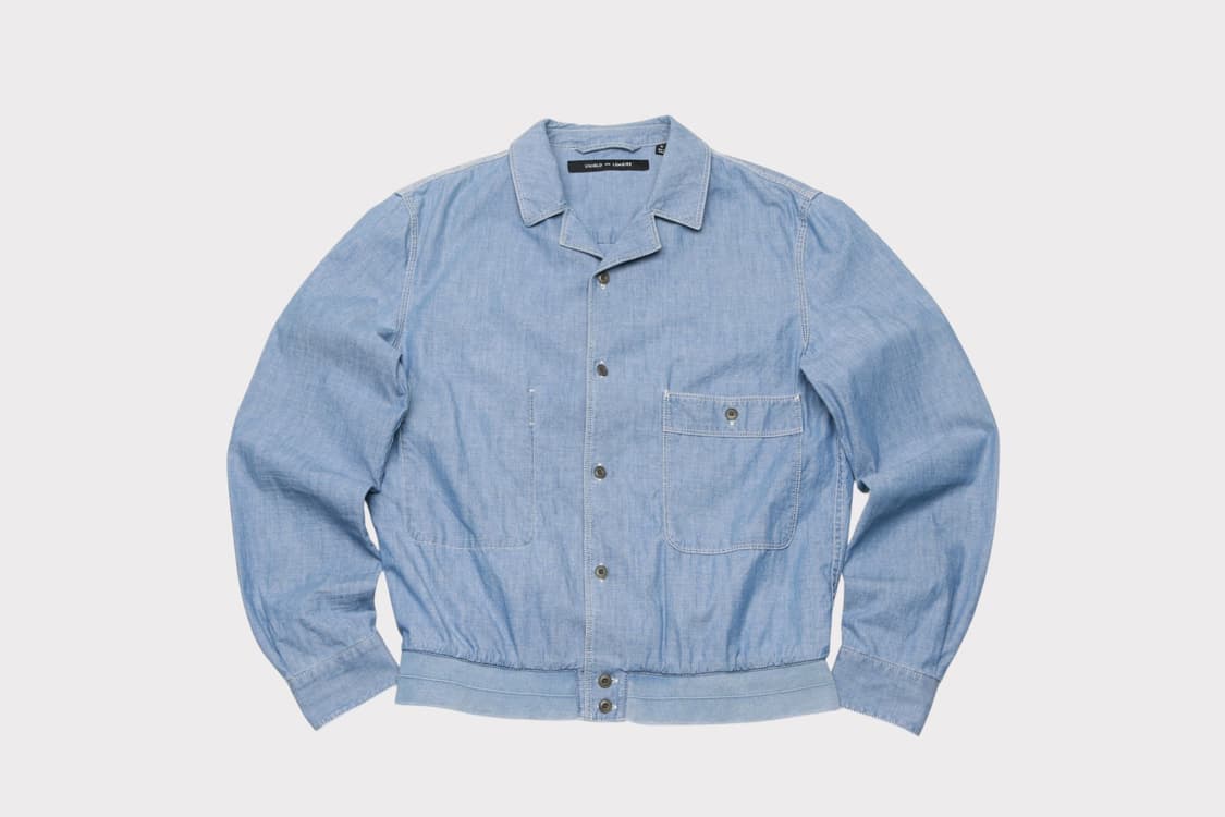 [M] 유니클로 x 르메르 샴브레이 블루종 자켓 상품이미지1