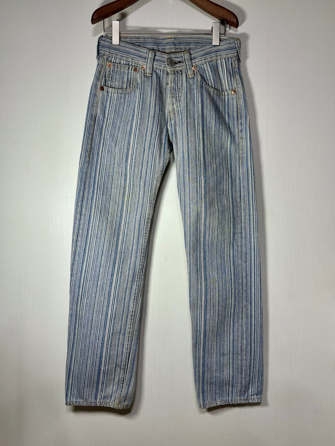 90s Levi's 리바이스 히코리 스트라이프 데님팬츠 청바지 상품이미지2